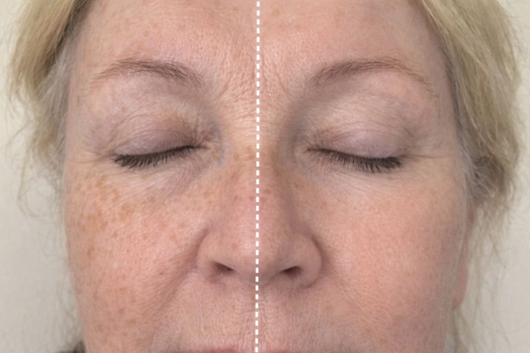 An illustrative photo of a before and after of mesotherapy treatment – illustrative purposes only An illustrative photo of a before and after of mesotherapy treatment - illustrative purposes only