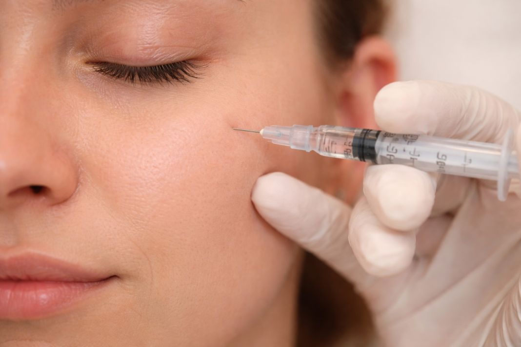 an illustrative photo of cosmetic injection treatment an illustrative photo of cosmetic injection treatment