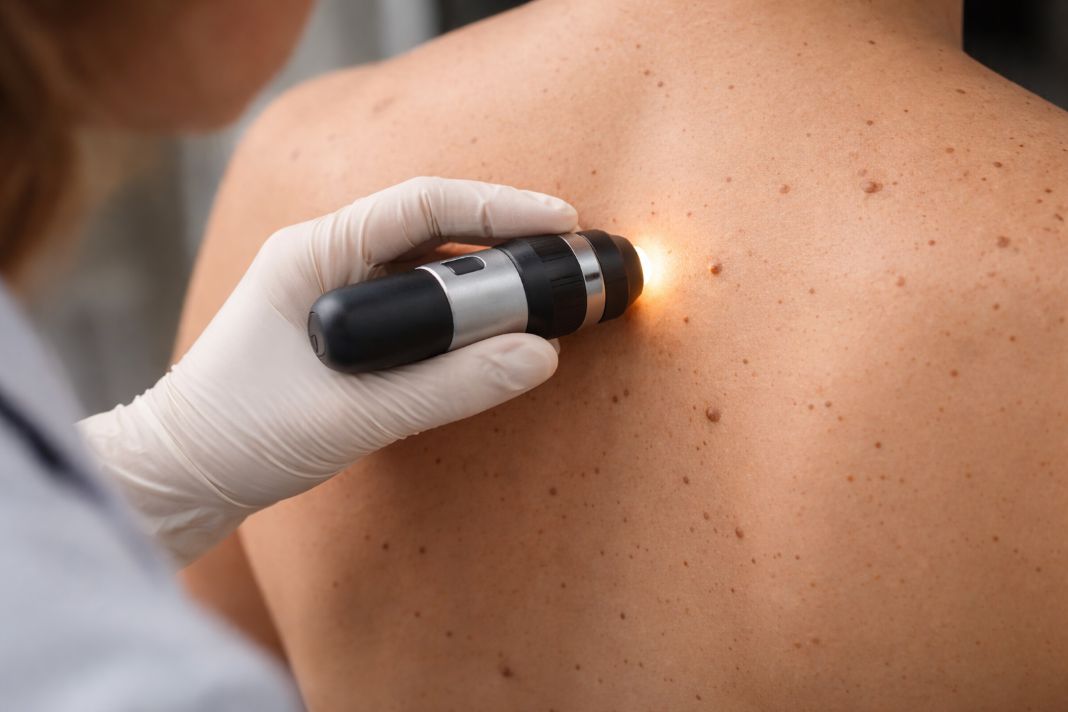 AI image of dermatology mole check - Future Care Medical