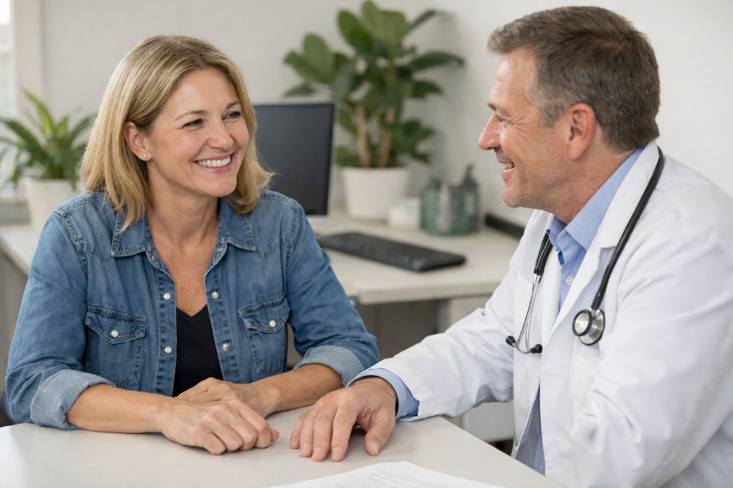 AI photo of a private GP consultation in London