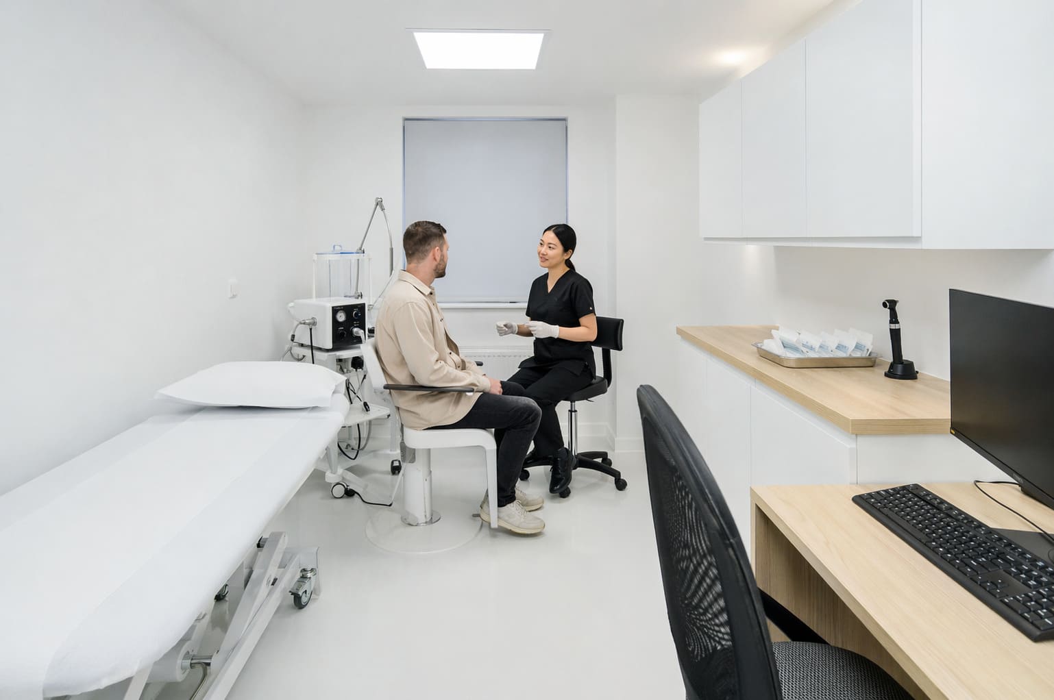 Men’s Ear Clinic Consultation – Illustrative Image