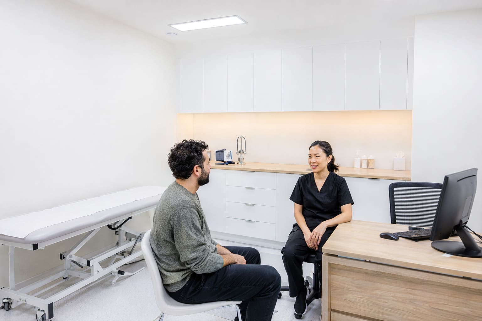 Men’s Health – Assessment Consultation Room – Illustrative Image Men’s Health – Assessment Consultation Room – Illustrative Image