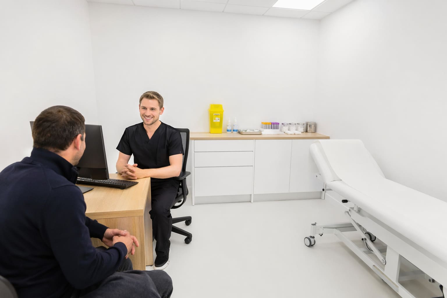 Men’s Health – Men’s Blood Test Room – Illustrative Image Men's Health - Men’s Blood Test Room - Illustrative Image