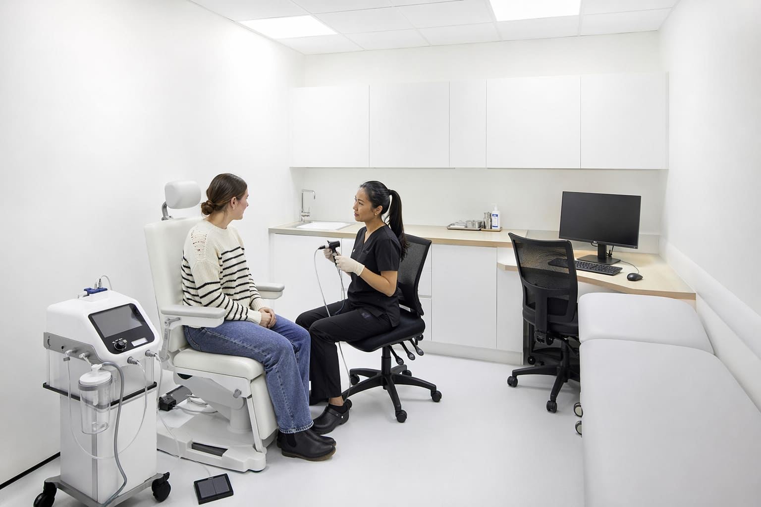 Women’s Ear Clinic Consultation – Illustrative Image