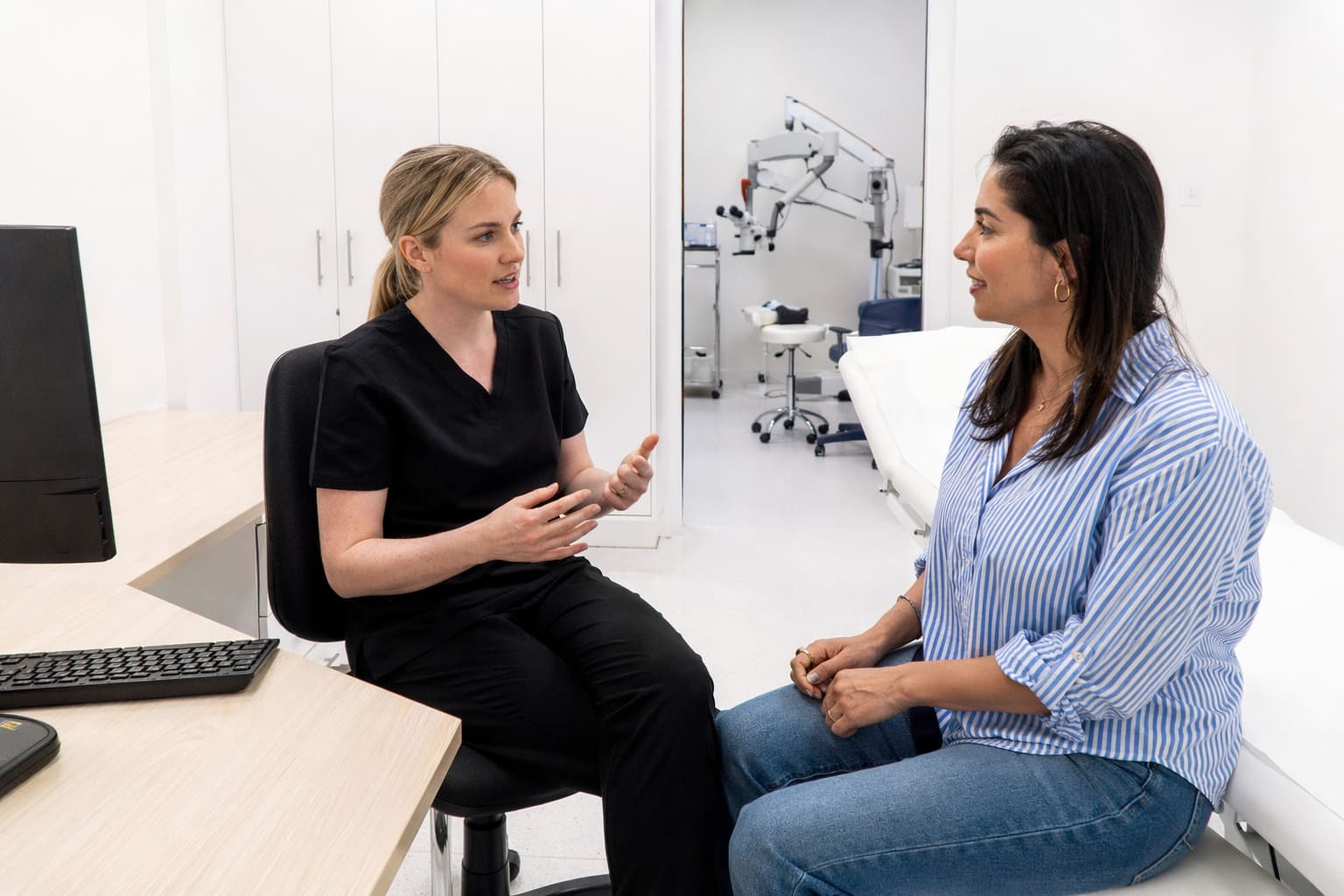 Women’s Ear Clinic Follow-Up - Illustrative Image