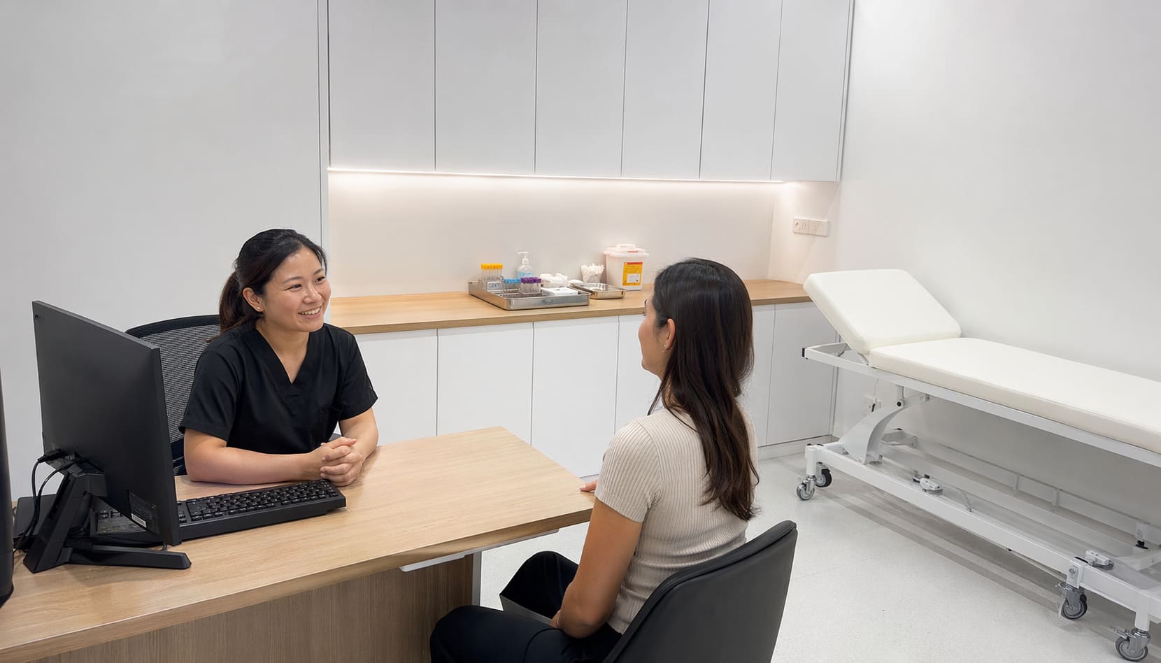 Women's Health – Blood and Hormonal Test Room  Illustrative Image