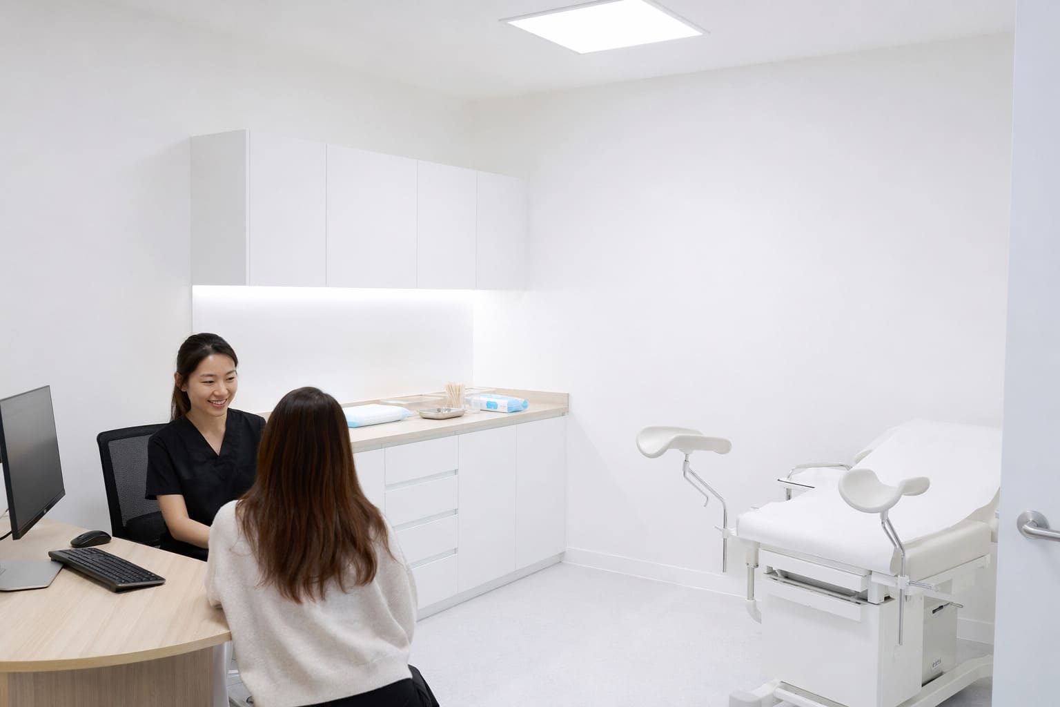 Women's Health - Smear Test Consultation Room - Illustrative Image